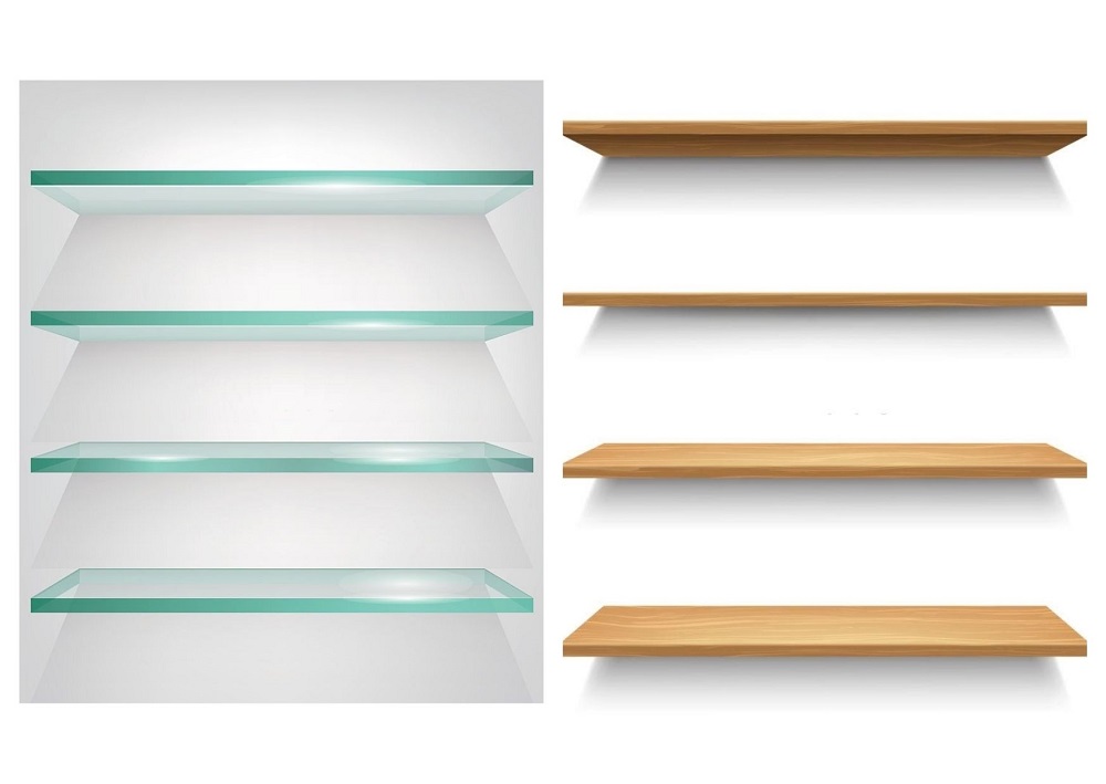 Glass Shelves vs Wood Shelves