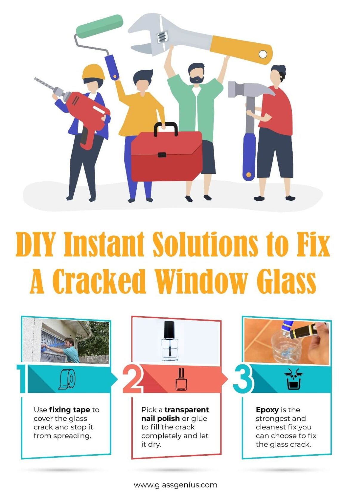 Tips for handling broken window glass