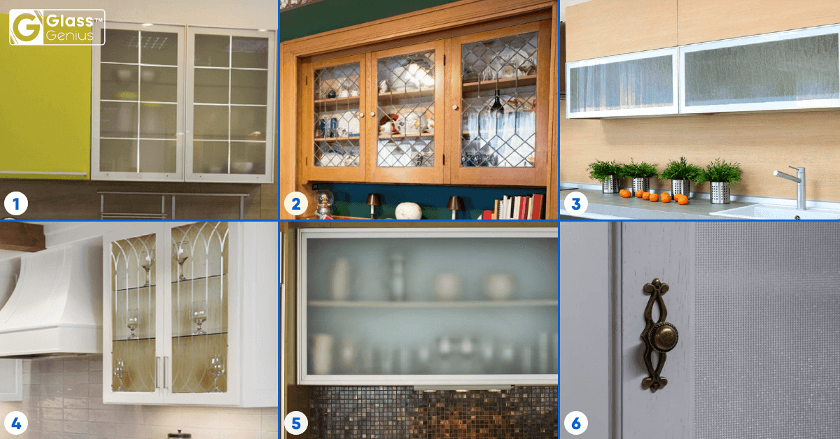 6 Best Cabinet Glass Styles For Your Kitchen Cabinet Doors In 21 Glass Genius