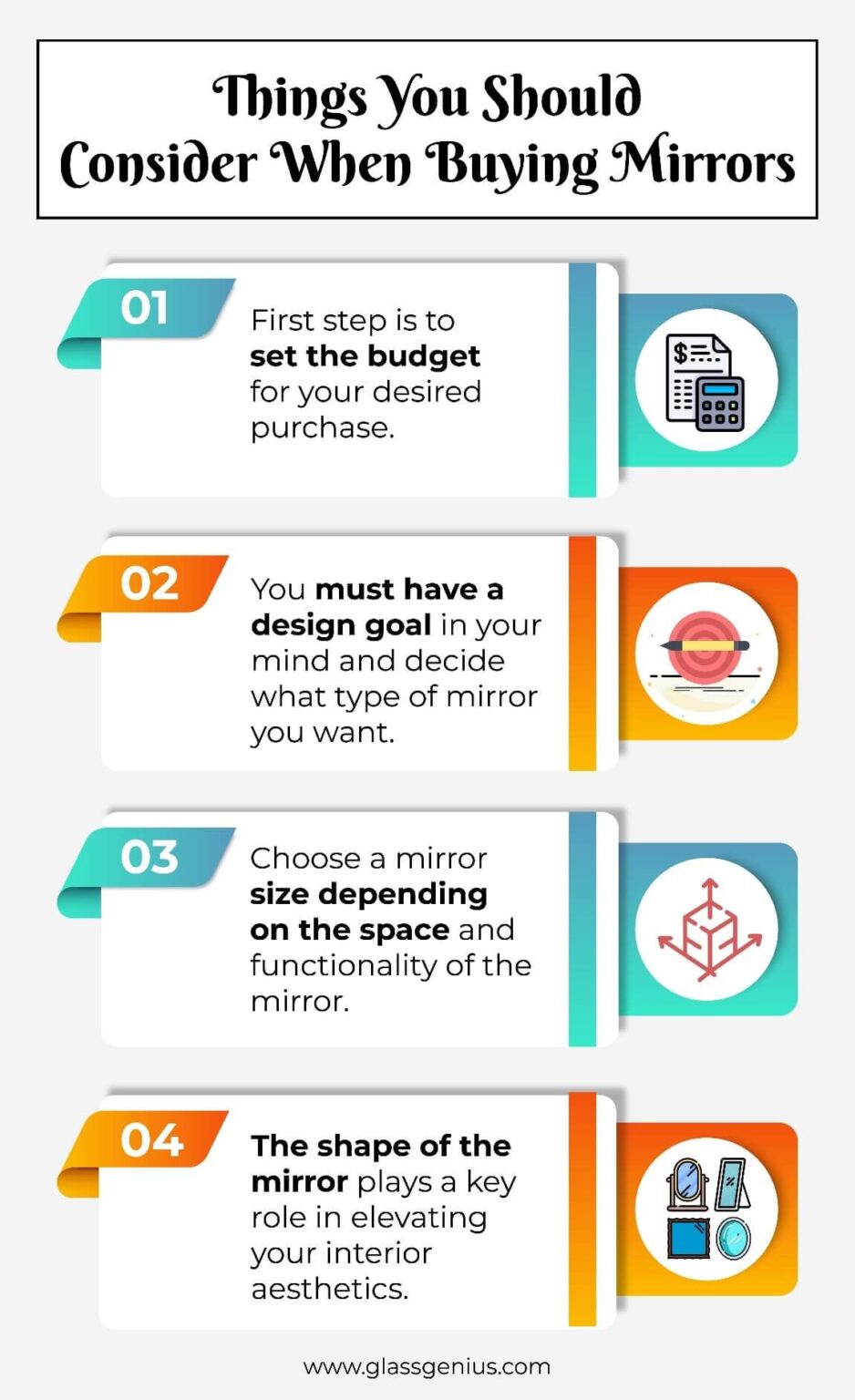 Things You Should Consider When Buying Mirrors