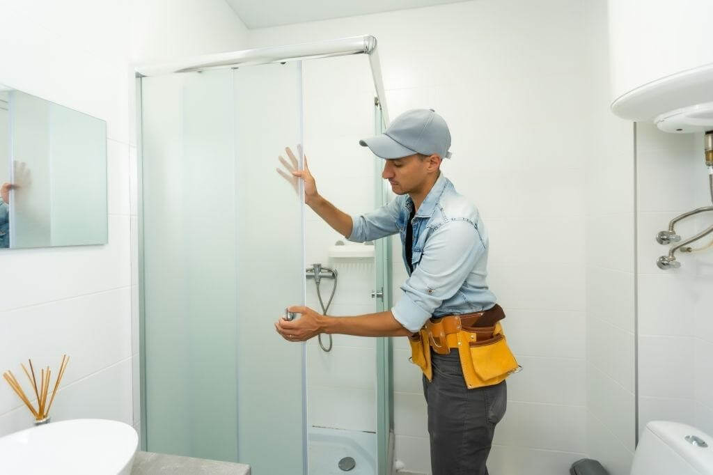 A DIY guide for removing the shower glass doors 2