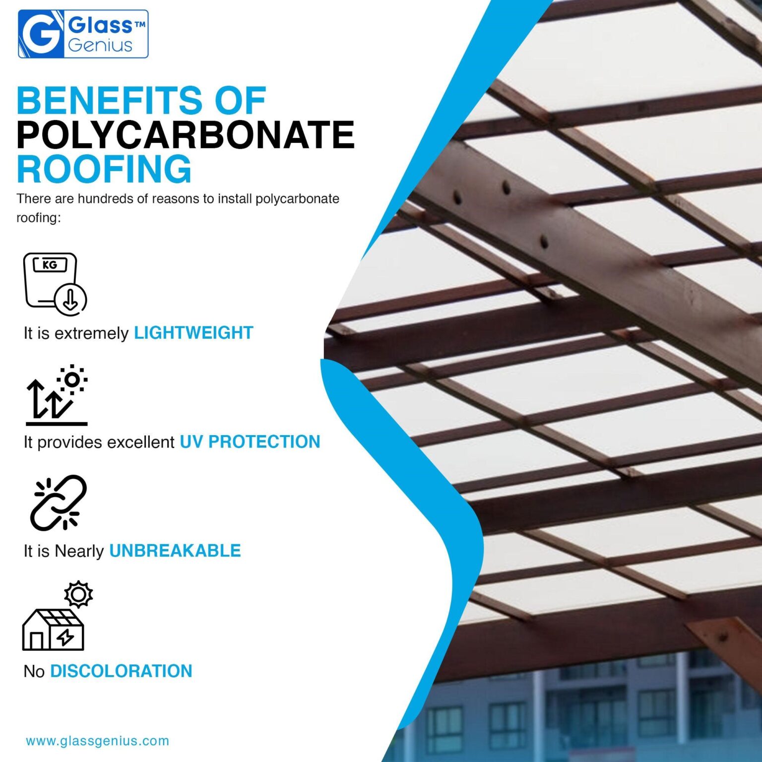 Things to Know About Polycarbonate Roofing Glass Genius