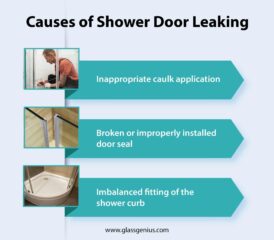 My Frame Less Shower Door Is Leaking! Help! – YLEAV