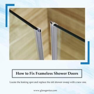 How to Fix a Leaking Glass Shower Door | Shower Door Leaking