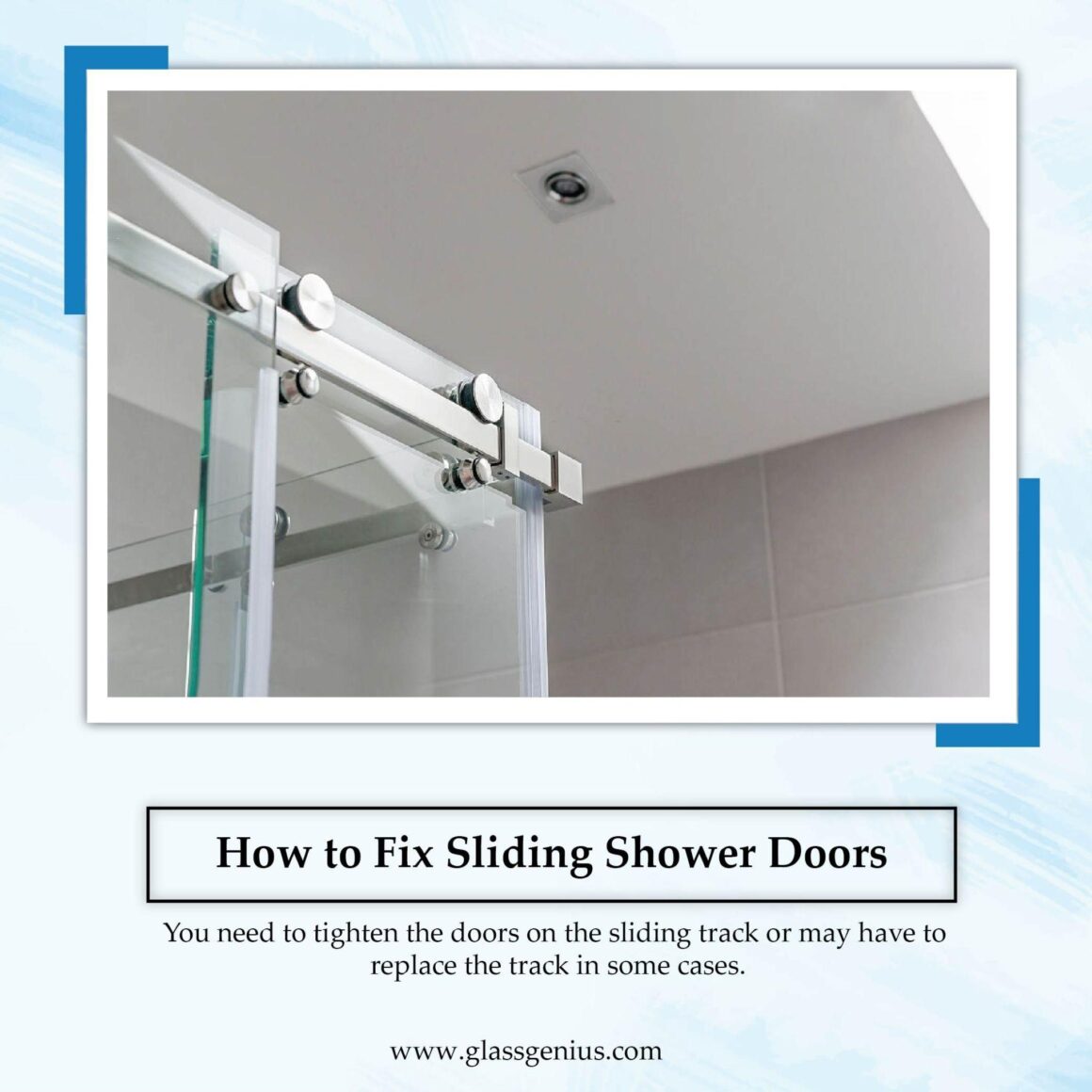 Fixing Sliding Shower Doors