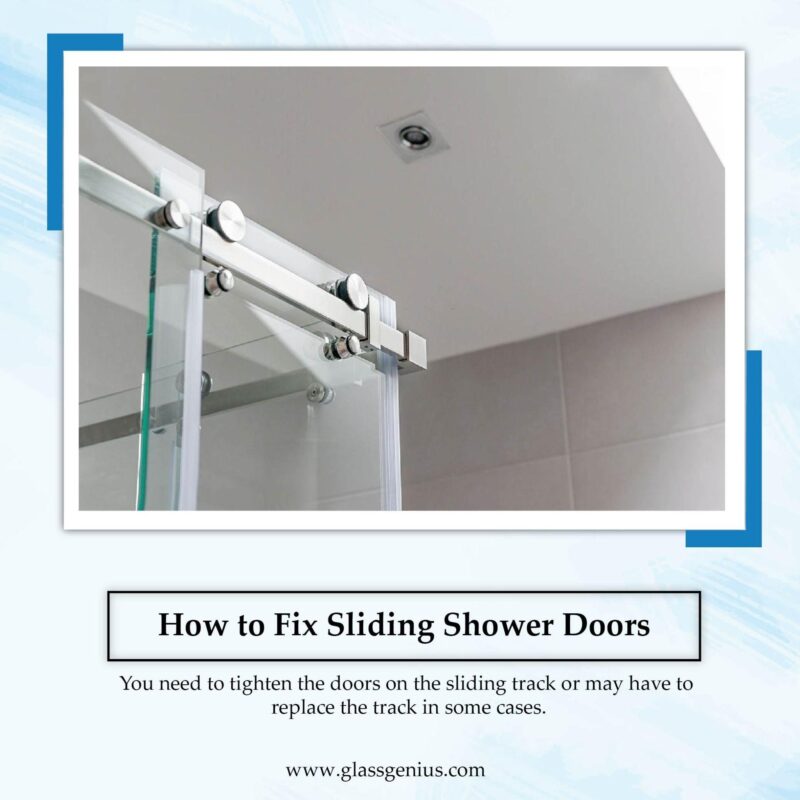 How to Fix a Leaking Glass Shower Door Shower Door Leaking