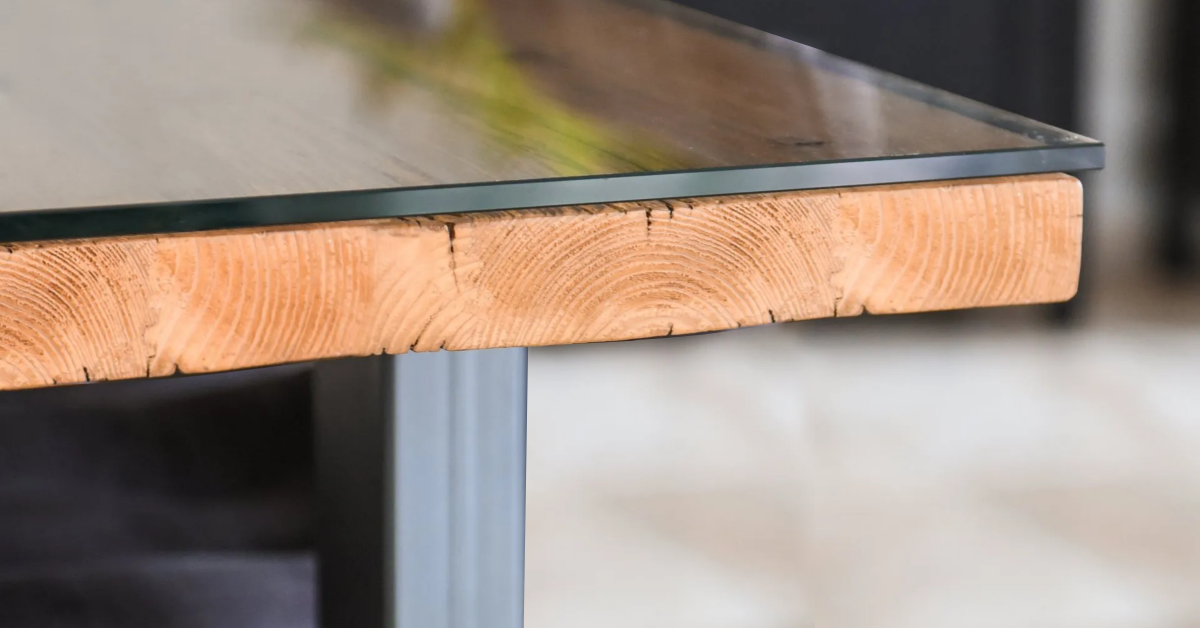 Glass Top to Protect Wood Table from Scratches Glass Genius