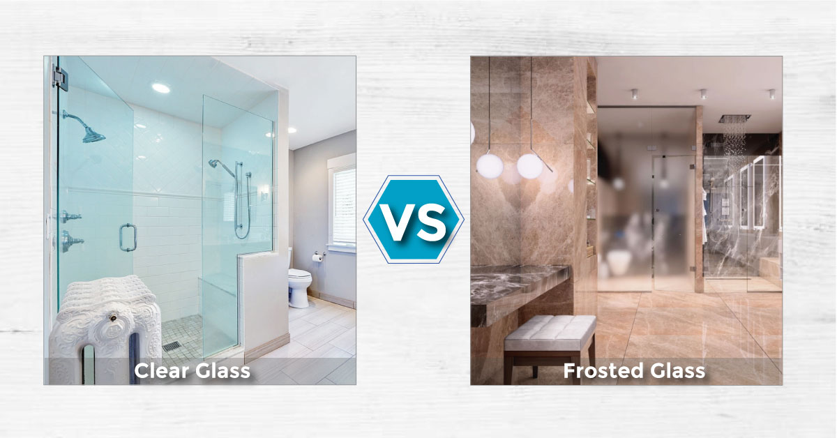 Clear Vs Frosted Shower Glass Doors: & Cons | Glass Genius