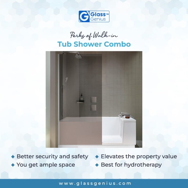 Walk In Tub Shower Combo Perks For Seniors - Glass Genius
