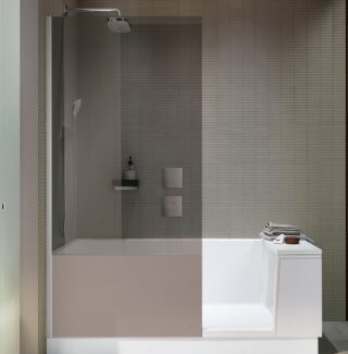 Walk In Tub Shower Combo Perks For Seniors - Glass Genius