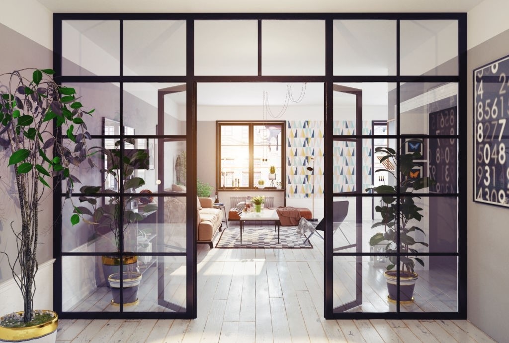 Glass on sale room dividers