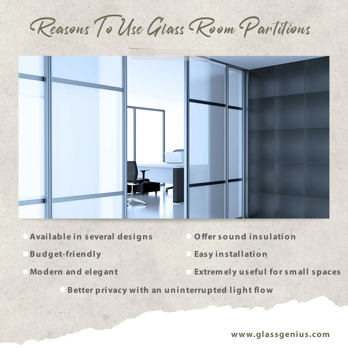 Glass Room Dividers Some Insights into The Characteristic Features