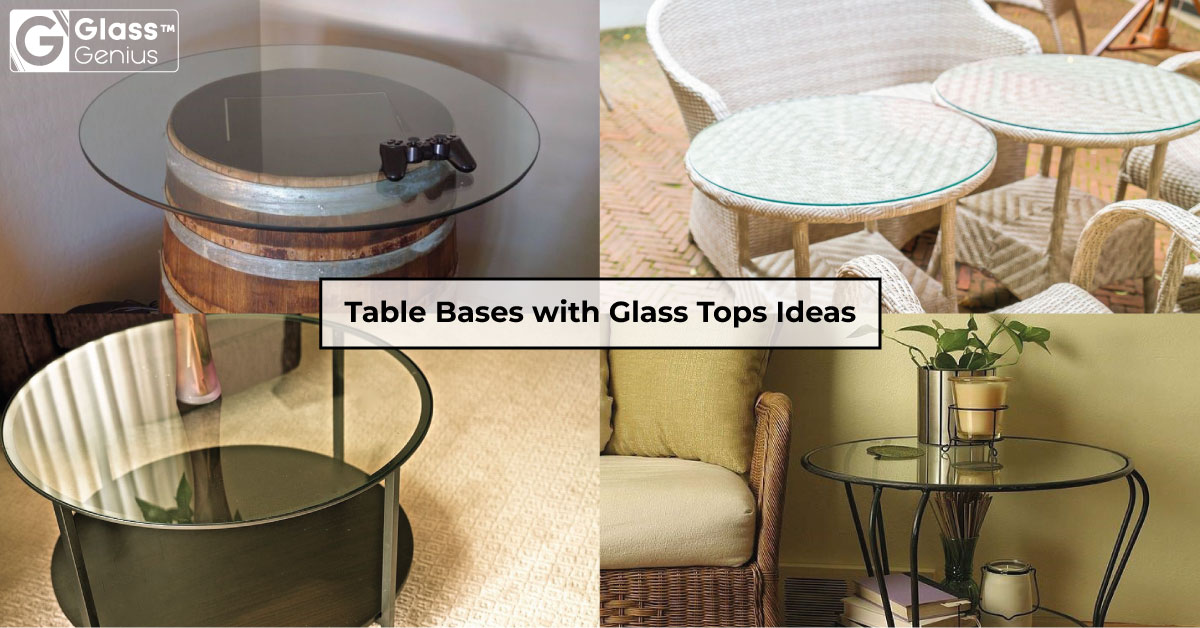 How to secure a glass table top to base