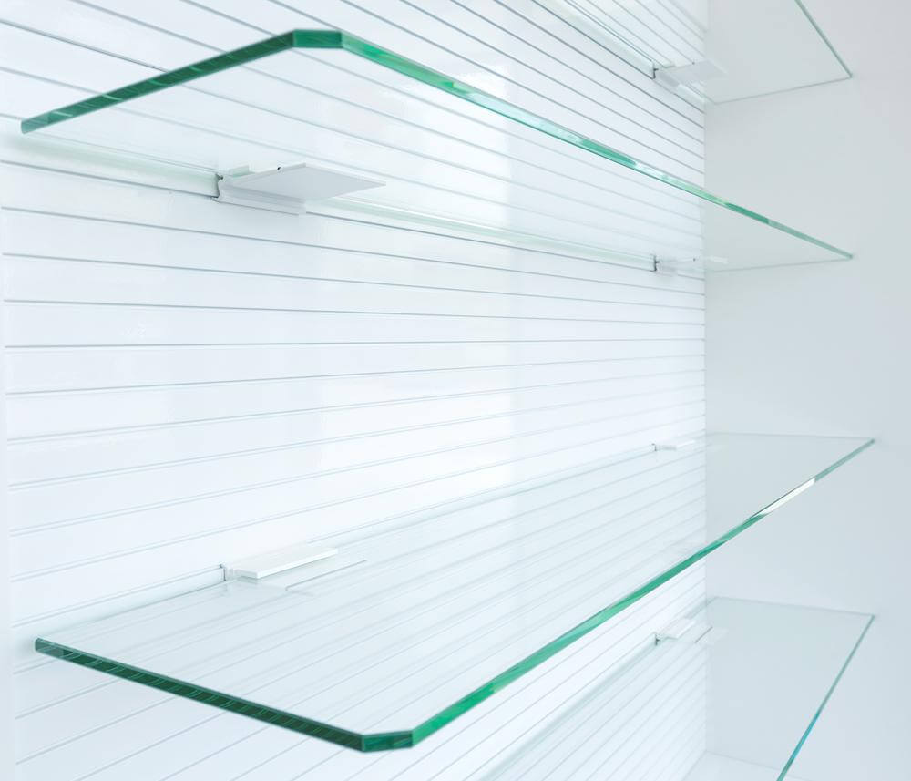 Glass Floating Shelves