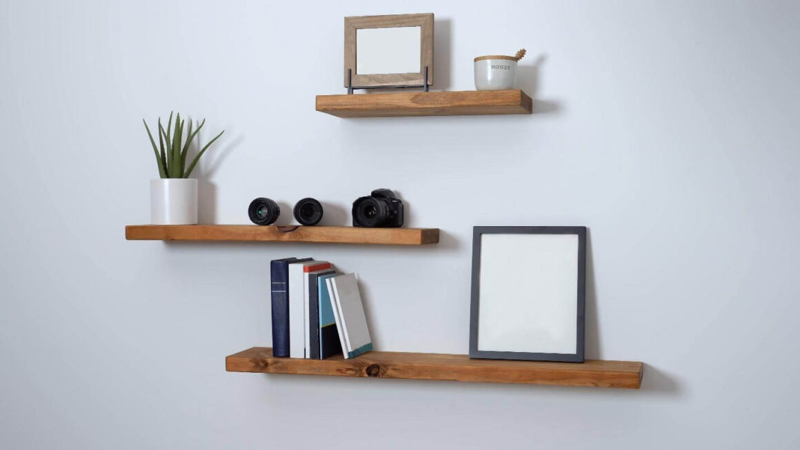 Wooden Floating Shelves