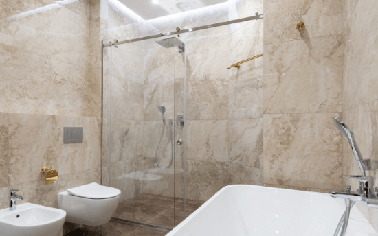 Frameless Sliding Glass Shower Doors