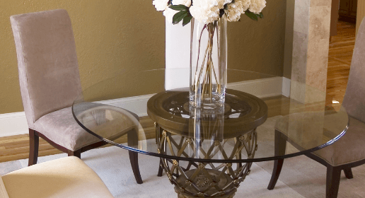 50 Round Glass Table Tops