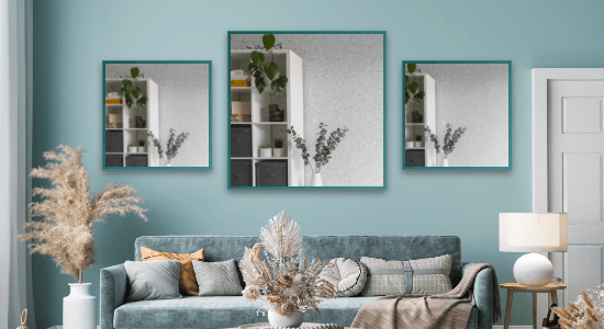 Square Mirrors for Home Décor