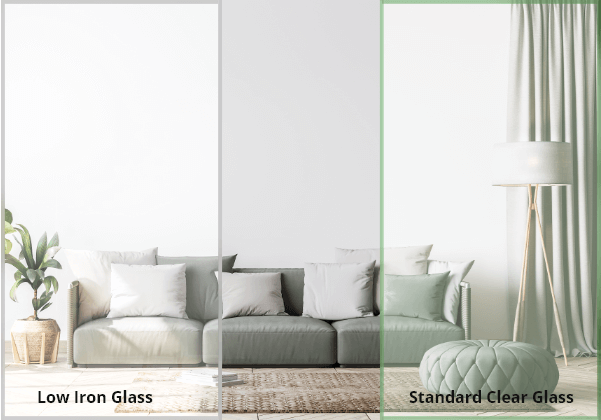 Low Iron Glass vs Standard Clear Glass