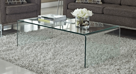 Bent Glass Coffee Table