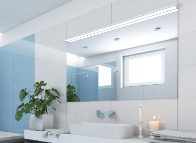 Frameless Bathroom Mirror