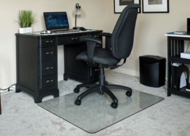 Recommended Thickness of Glass Desk Chair Mat 2