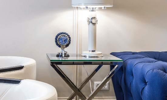 Glass Table | Glass End table - Glass Genius