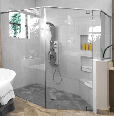 Pivot shower doors