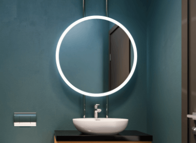 lighted Front-Lighted Bathroom Vanity Mirror