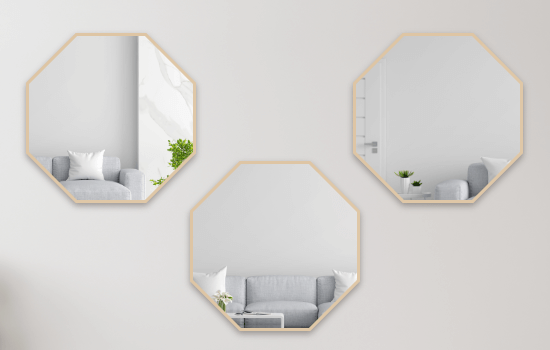 Decorative Large Octagon Wall Mirrors