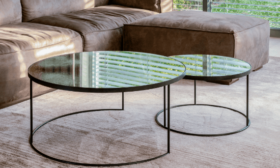 Round glass Table Top for Domestic Use
