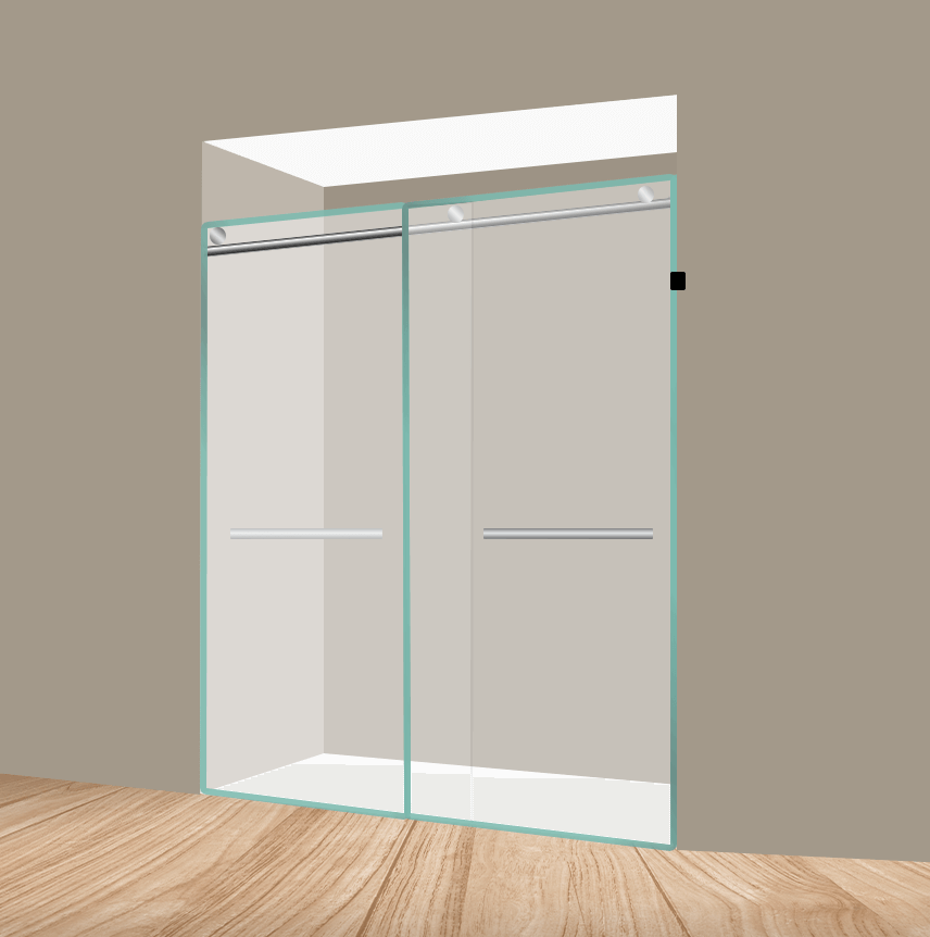 Linear Bypass Sliding Shower Door