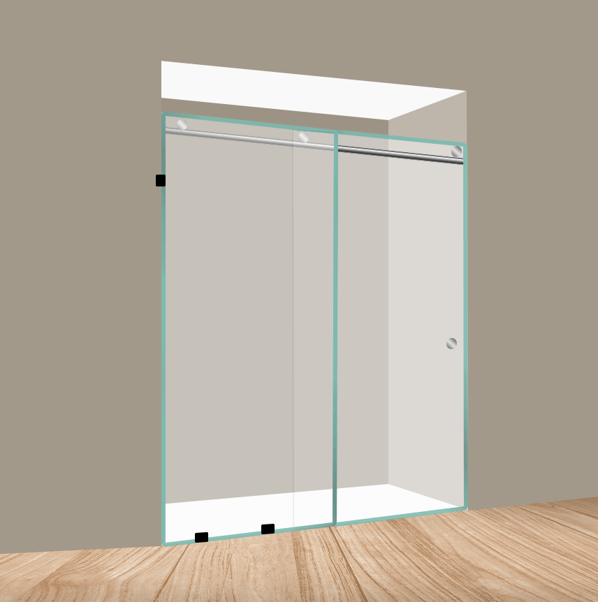 Metro Right Sliding Shower Door