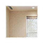 36 Inch Square Beveled Polished Frameless Wall Mirror With Hooks