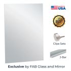 Annealed Wall Mirror Kit For Gym And Dance Studio 36 X 72 Inches With Safety Backing
