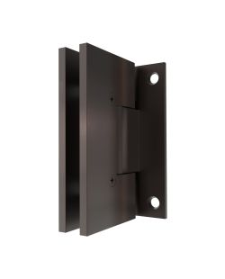 Shower Door Hinges Heavy Duty Short Back Plate With Oil Rubbed Bronze Finish