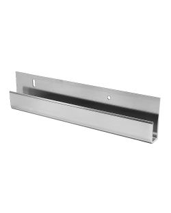 60 Inch CRL Brite Anodized 1/4" Deep Nose Aluminum J-Channel