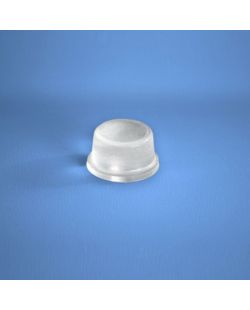 Clear Round Rubber Bumpers (9.5mm) X (4.8mm) W/ Self-Adhesive Backing Non-Skid (Pack Of 10)