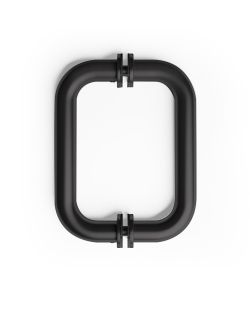 6 Inch Back To Back 'C' Pull Handle (Matte Black)