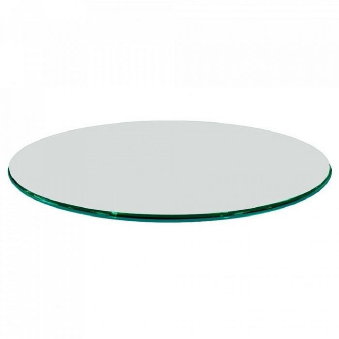 72 Inch Round Glass Table Top, 3/4 Inch Thick, Ogee Tempered